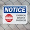 Signmission Chemical Spray In Progress OSHA Notice Sign, Plastic, 10in W x 7in L, 2PK OS-2PACK-NS-P-710-L-10567 - alternate 5